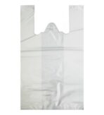 Hemdchentragetasche weiss HDPE 25 + 12 x 45cm 1000 / Karton