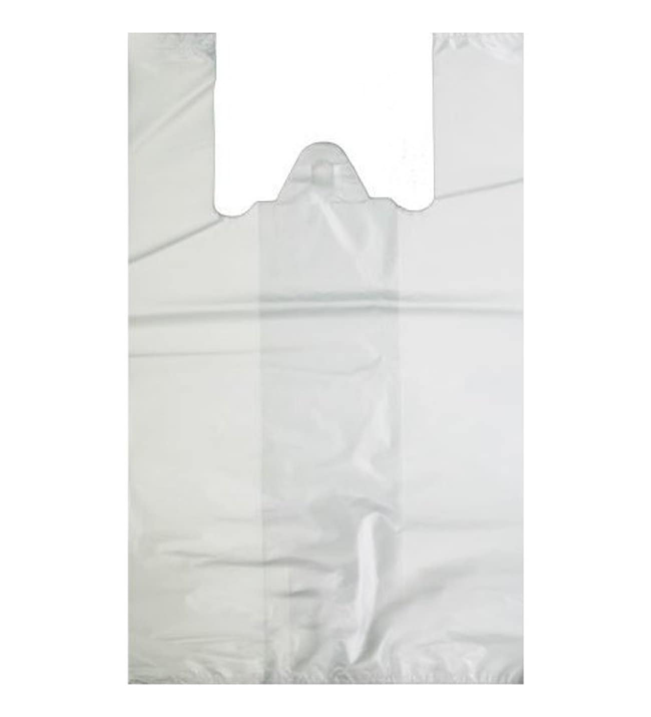 0015 Hemdchentragetasche weiss HDPE 25 + 12 x 45cm 1000 / Karton – Bild 1