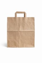 Papier Tragetaschen klein 26x17x25cm Braun Gebindeart 250 / Karton