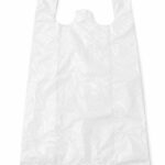 Hemdchentragetaschen Weiss HDPE 32+20x60cm 1000 / Karton