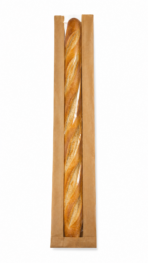 Bäckerfalzbeutel Natron mit Sichetfenster, 12+6x59cm, 1000/ Karton – Bild 2