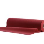 Tischläufer AirLaid Bordeaux, 40cmx120cm, 24m, 12 Rollen