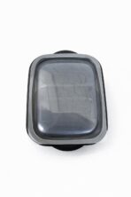 Mikrowellenschale 2 Fach schwarz PP mit Deckel 300 / Karton – Bild 2