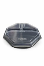 Octaview Box Schwarz 3-geteilt mit Deckel 160 / Karton