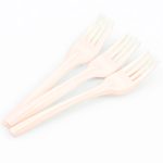 Plastikgabel 165mm weiss PS 20x100