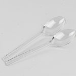 Plastiklöffel transparent PS 20x100 2000 / Karton