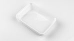 Mikrowellenschale 500ml weiss mit Deckel 500 / Karton