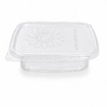Pots traiteur rectangulaire  200 ml avec couvercle 1000 / carton