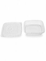 Pots traiteur rectangulaire  125 ml avec couvercle 1000 / carton – Image 2