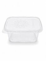 Pots traiteur rectangulaire  250 ml avec couvercle 1000 / carton