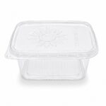 Feinkostbecher 4-eckig 250ml mit Deckel 1000 / Karton