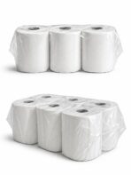 Handtuchrolle 2-lagig weiss 100% Zellstoff 130m 6 Rollen / Karton