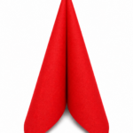 Servietten Air-Laid 40x40cm 1/4 Falz rot