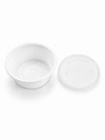 Récipient de sauce 50 ml solide avec couvercle transparent 1000 / carton original – Image 2
