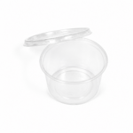 Récipient de sauce transparents 50 ml avec couvercle 1000 / carton