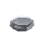 Octaview 632ml Grau ungeteilt 19X19x6cm 6320ml mit Deckel 280 / Karton