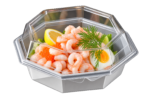 Octaview Box 823ml Grau, 19x19x8cm mit anhängendem Deckel 280 / Karton – Bild 2
