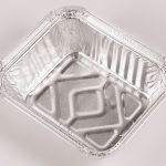 Alubehälter eckig 435ml R28L 2200 / Karton