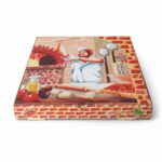 Pizza-Karton 30x30x3cm Doppelkraft Modell Amerika 100 / Karton