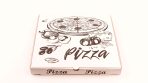 Pizza-Karton Model Papi 30x30x3cm Doppelkraft 100 / Karton