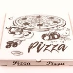 Pizza-Karton Model Papi 30x30x3cm Doppelkraft 100 / Karton