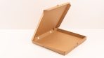 Pizza-Karton 32x32x3cm Doppelkraft innen & aussen Braun 100 / Karton – Bild 2