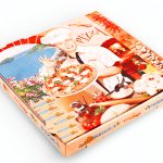 Pizza-Karton 32x32x4cm Modell Francia farbig (323E)