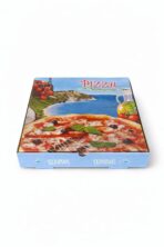 Pizza-Karton 33x33x4cm Modell BLAU 100 / Karton