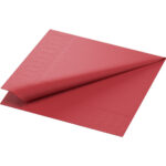 Servietten 40x40cm 3-lagig 1/4 Falz Bordeaux