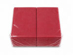 Servietten 40x40cm 3 Lagig 1/8 Falz bordeaux – Bild 2