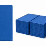 Servietten 40x40cm 3-lagig 1/4 Falz blau
