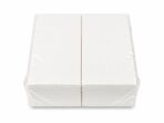 Serviettes 40x40 cm 3 plis 1/8 pli crème – Image 2