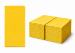 Servietten 40x40cm 3-lagig 1/8 Falz gelb
