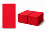 Servietten 40x40cm 3-lagig 1/8 Falz rot