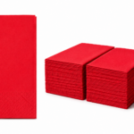 Servietten 40x40cm 3-lagig 1/8 Falz rot