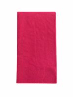Serviettes 40x40 cm 3 plis 1/8 pli rouge