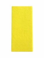 Servietten 40x40cm 3-lagig 1/8 Falz gelb