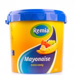 Remia Mayonnaise gelber Eimer, blauer Deckel 70 % Saladmayonnaise 10 KG / Eimer