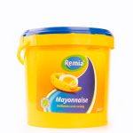 Remia Mayonnaise gelber Eimer, blauer Deckel 80 % Saladmayonnaise 10 KG / Eimer