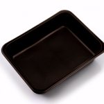 Siegelschale PP-Tray ungeteilt schwarz 228x178x45mm 500 / Karton