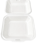 Bagasse Lunchbox IP9 500 /Karton
