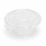 Salatschale 8-eckig mit Deckel 375ml 400 / Karton