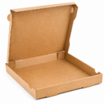 Pizza-Karton 30x30x4cm Doppelkraft innen & aussen Braun 100 / Karton