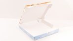Pizza-Karton 33x33x4cm Modell BLAU 100 / Karton – Bild 2