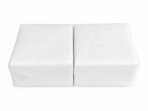 Prägeservietten 1/4 Falt 33x33cm 1-Lagig weiss 5000 / Karton – Bild 2