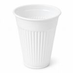 Automatenbecher 180ml braun-weiss (P.S.)