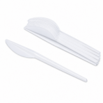Plastik-Messer weiss 2000 / Karton