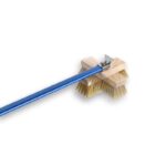 Bürste für elektrische Ofen Höhe 6cm Messingborsten Griff 120cm