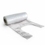 Knotenbeutel auf Rolle transparent 27+16x50cm 12X200 4gr.