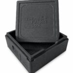 Warmboxbehälter Schwarz 53.5x53.5x11.7cm 1 / Karton